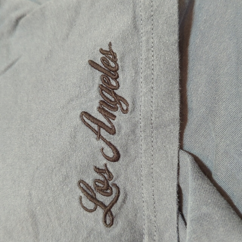 Hollister Men's Cotton Short Sleeve Tech Logo 70's Court side Ringer - Picture 8 of 8